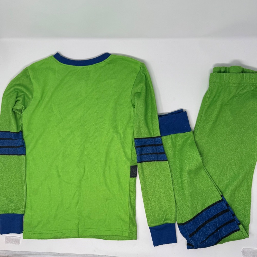 LEGO Ninjago TMNT Pajama Sets Kids Size 8 Green Gray Ninja Sleepwear Bundle PJs - Picture 3 of 7